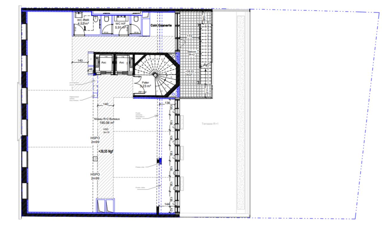Bureau Paris 1334m² Location bureau Paris OLBUR2101448 5